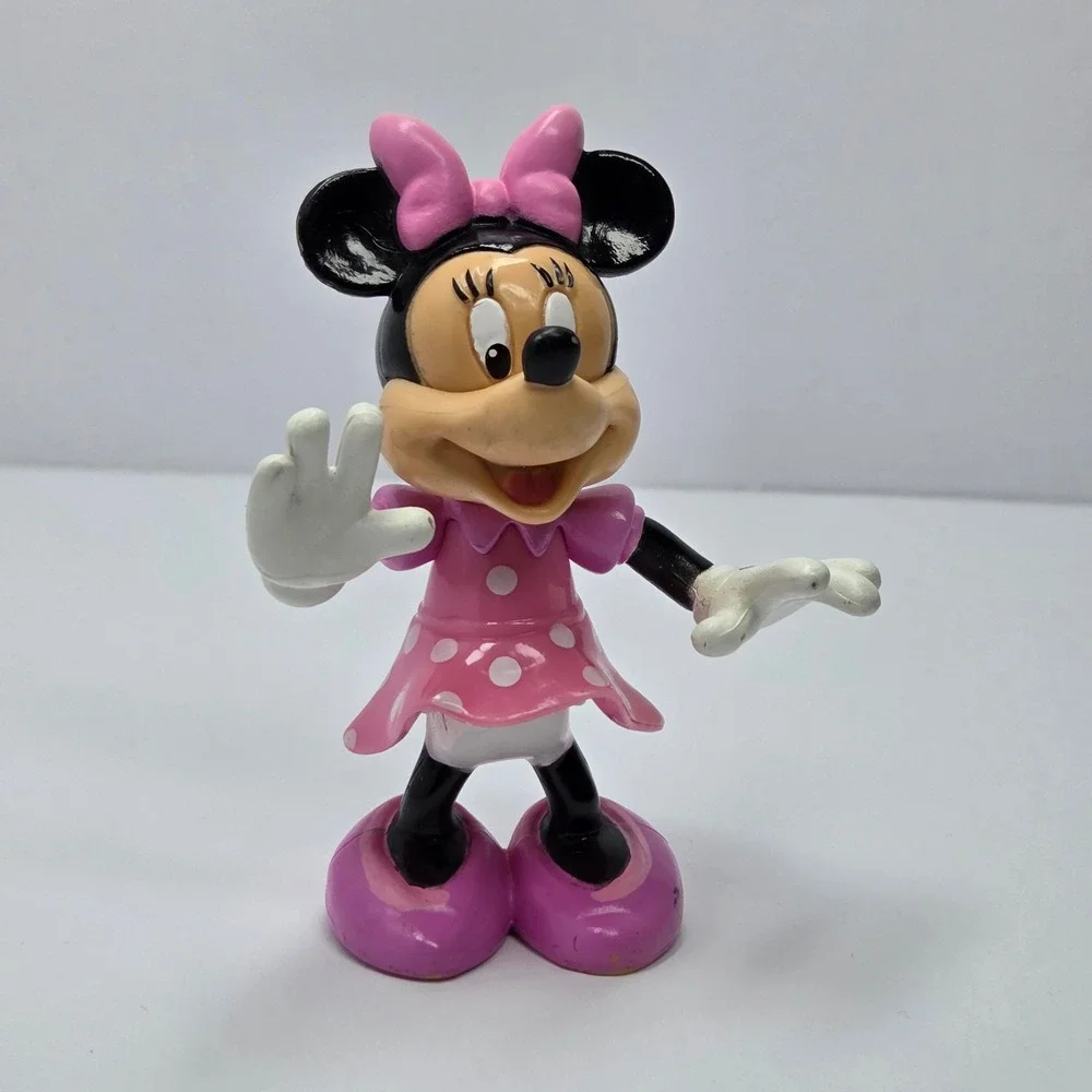 Disney Mickey Minnie Mouse Donald Duck Set 3 Inch PVC Toy Lot Bendable
